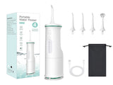 White Home Electric Oral Irrigator - Portable Water Flosser for Teeth Cleaning V888-ELOSUNG28359