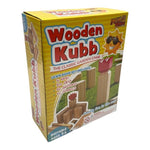 Wooden Kubb Set - Outdoor Classic Swedish Skittle Garden Game Kids V238-SUPDZ-39833402409040