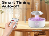 Aromatherapy Humidifier - Umbrella Humidifier - 300ml Rotating Humidifier for Bedroom with Remote V1188-MS-313-0620