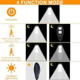 Solar Street Lights Outdoor, 60 LED Motion Sensor Lights Without Remote Control, 3 Sensor Mode, IP65 V1237-ZY-528-268