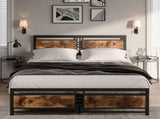 Levede Metal Bed Frame Queen Mattress BF1033-Q