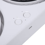 Portable Desktop Fan Rotating USB Rechargeable Quiet Cooling Hanging Dual Head Table Fan for Bedroom V1294-YM0901-3113260000911