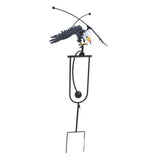 Bald Eagle Garden Ornament Balancing Bird Rocker Wind Sculpture Handcrafted for Outdoor Yard V1294-YM0901-3111240134711