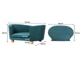 PaWz Pet Sofa Bed Dog Warm Soft Lounge Blue PT1092-S-BL