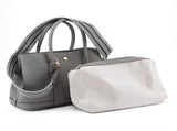 Women's shoulder bag, women's wallet, vintage handbag-Lead Grey, Large V1265-264-179M