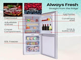 GECKO 160L Upright Portable Fridge / Freezer, 12V/24V for Motorhome and Caravan, Silver V219-CMPFRUGK16SA