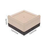 Beige Desk Riser with Plastic and Soft Rubber, Adjustable Height for Home Office and Workspace V1366-AZ2-W-25389