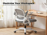 Artiss Computer Desk & Ergonomic Office Chair Set 120cm Home Office Study Desk with 3 Drawers & 3 FURNI-DESK120-2013-WHGY