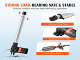 Linear 12V, 12 Inch Heavy Duty 1320lbs/6000N Linear, 0.19"/s Linear Motion V952-ZXXXZXQ12INCGZ2OQV9
