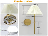 Battery Operated Wall Sconces Set of 2,Gold Rechargeable Wall Lights with Remote,3000mAh Dimmable 3 V1171-CB-WLG-UMBRELLA-CCT-RGB-USB2