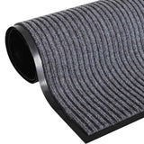 Grey Pvc Door Mat 90 X 150 Cm 43_241276