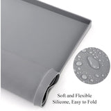 Laundry Guard for Washer or Dryer Cover Top Protector Mat,23.6 x 19.7 Silicone Mat Waterproof and V1192-AZ-W-17732