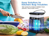 Bug Zapper Outdoor Indoor Mosquito Zapper Solar Fly Zapper Rechargeable Electric Mosquito Killer V1192-AZ-W-14965