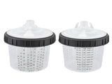 Disposable Paint Spray Cup Plastic Spray Paint Mixing Cup with Lids Painting Supplie 600ml V1294-YM0523-3114220033511