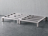 Giantz 35x35cm Dunnage Rack 2-Pack Stainless Steel Kitchen Floor Stand DNR-SS-35X2