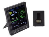 Weather Stations Wireless Indoor Outdoor Color Display Black 3 Channels Regulable Backlight Clock V1294-YM0523-3111220087211