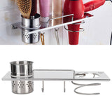 Wall Mounted Hair Dryer Storage Organizer Rack Holder Hanger for Bathroom Salon Stylist Tool V1294-YM0901-3112200097411