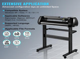 Vinyl Cutter Machine, 34inch Cutting Plotter, Offline Cutting Machine Kit Mobile Bluetooth, Precise V952-KZJHSACSK870LWSHOV3