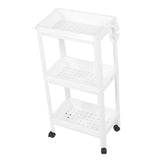 Bathroom Tower Shelf Plastic Freestanding Storage Rack Organizer Multifunctional Shelving Unit for V1294-YM0706-3112230061615
