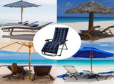 Patio Chaise Lounge Cushions Sun Lounger Cushions Pad Lounge Chair Cushion for Travel Holiday Indoor V1294-YM0717-10133315