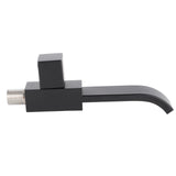 G1/2 Wall Mounted Wash Basin Sink Faucet Cold Water Tap Bathroom Accessories Matte Black V1294-YM0901-3112200099811