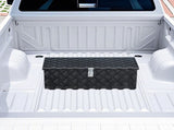 Heavy Duty Aluminum Truck Bed Tool Box, Stripes Plated Tool Box with Side Handle and Lock Keys, V952-LCZXGJX301392MXYR002V0