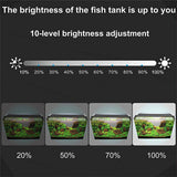 7-in-1 Aquarium Sand Washer Upgrade AU Plug / 15W 66LED RGBW Aluminum Shell Stand Light V201-BCJHDHLYG118