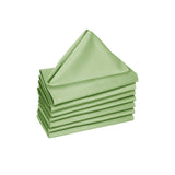 Hoydu Set of 8 Cotton OR Poly Cotton Napkins Reed Green V442-GNA-MISC-SETOF8NAPKINS-REEDGREEN-SQ