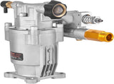 Pressure Washer Pump, 19 mm Shaft Horizontal, 3400 PSI, 2.5GPM, Replacement Power Washer Pumps Kit, V952-HZXPBHZ34INCHU81SV0