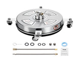 14" Pressure Washer Surface Cleaner, Stainless Steel Pressure Washer Attachments with 4 Wheels, 4000 V952-GYQXJBMQJQYPLEQRIV0