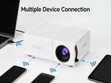 White M3S 1080P Mini Projector AU Plug Includes Manual V1221-WHITE-M3S-1080P-MINI-PROJECTOR-AU-PLUG-INCLUDES-MANUAL