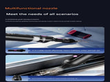 Black Cordless Handheld Vacuum Cleaner - High Suction Portable Car Vacuum with Green Light Dust V888-ELOSUNG53054