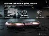 Social Hike 68cm Vibration Plate Machine Full Body Workout Platform Rose V238-SUPDZ-48199014534