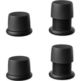 4 Pcs Adjustable Boosters Antiderapants for Black, Beds Sofas, Tables and Chairs Legs of V1237-MS-626-475