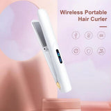 Wireless Hair Curler - USB Rechargeable, Fast Heating, Large Capacity Battery, Portable Mini Curling V1192-AZ-W-23096