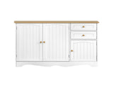 Artiss Buffet Sideboard 3 Doors - BERNE White FURNI-P-MED-03-WH-AB