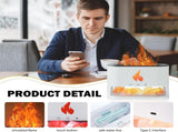 Cool Mist Humidifier, Fire Diffuser, 7 Colors V178-35197