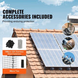 VEVOR 8in x 100ft Solar Panel Bird Guard Critter Guard Roll Kit 100pcs Fasteners V952-TYNDCBBHWTZ8P9JXNV0