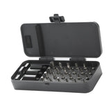 24 in 1 Ratchet Screwdriver Set Alloy Steel DIY Multi Bit Magnetic Drive Set with T Handle Carry V1294-YM0901-3114250021211