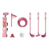 Set Kids Golf Toys Play Set with Golf Club 4 Balls Flag Practice Hole Putter Parent-Child V1237-ZY-203-3290