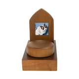 Pet Urn Nostalgia Passing Away Dog Cat Cabin Urn with Photo Frame Pet Coffin - Brown - Size Large V1107-136-08162-BRN-LARGEHOUSE