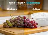 Fruit and Washing Machine, 2026 Upgraded Fruit Cleaner Device Waterproof Fruit and V1258-DP02-F-848