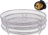 Multi-layer air fryer rack - Air fryer baking pan - Air fryer grid - 304 stainless V1188-NKKM00026