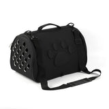 Black Stylish EVA Pet Carrier Bag - Lightweight Portable & Breathable Travel Crate for Small Dogs & V888-ELOSUNG27540