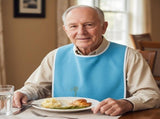 10 Pack Premium Adult Bib, Clothing Protectors for Adults 9.06 X 6.3 Inch Washable Adult Bibs for V1369-AZ3-W-18883