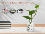 Glass Flower Container Aesthetic Flower Vase 4Pcs 5.5X3In V1369-AZ3-W-18427