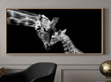 Yezi Animal Wall Art Canvas Modern Abstract 80120cm Framed Artwork Home Decor DECO1039-P2-80X120-AU