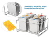 Stainless Steel Molds Ice Cream Industrial Home Kitchen DIY Ice Pop Mould Maker Tool V1294-YM0727-JY06255-03