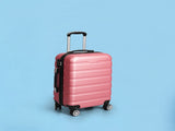 Slimbridge 20" Carry On Luggage Case Rose Gold 20 inch LG1009-20-RG