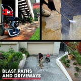 JET-USA 4800PSI Petrol Powered High Pressure Washer, w/ 30m Hose and Drain Cleaner - CX630 V219-PRWPTLJETC630-KIT